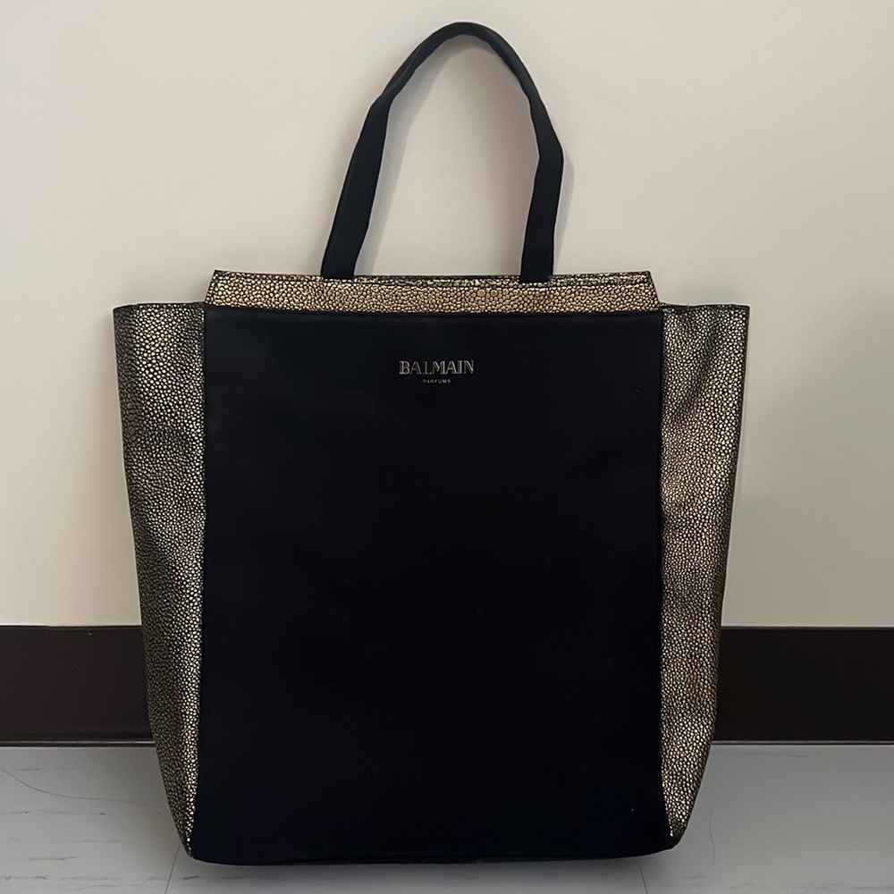 BALMAIN parfums tote